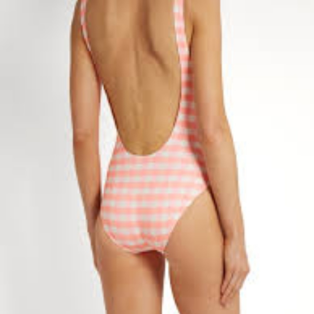 COPY - Solid & Striped Anne-Marie Swimsuit Pink G… - Picture 2 of 3